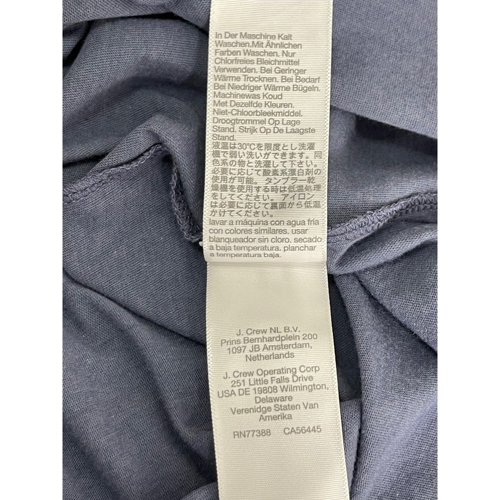 Madewell Womens 2X Blue Button Front Knit Midi Dress Long Sleeve - Picture 7 of 13